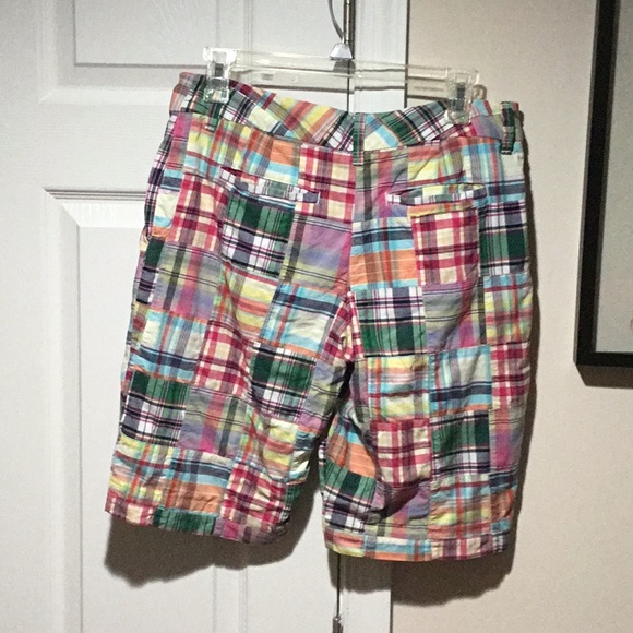LL Bean Madras Plaid Bermuda Shorts - Size 6 - Picture 3 of 8